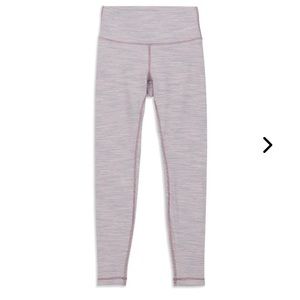 Lululemon Wunder Under High-Rise‎ Tight 28" Wee Are From Space Pink Bliss Mauve